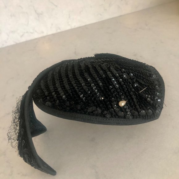 Ladies Vintage Beaded Hat